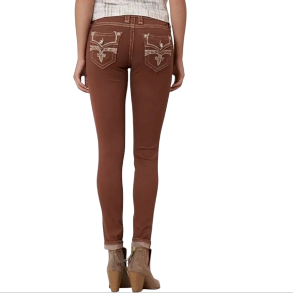 💥Rock Revival Roselle Ankle Skinny Stretch Jeans. Women's Size: W27x30L. - Picture 5 of 16